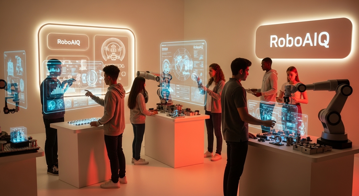 Startup and innovation mindset with students pitching ideas and prototypes