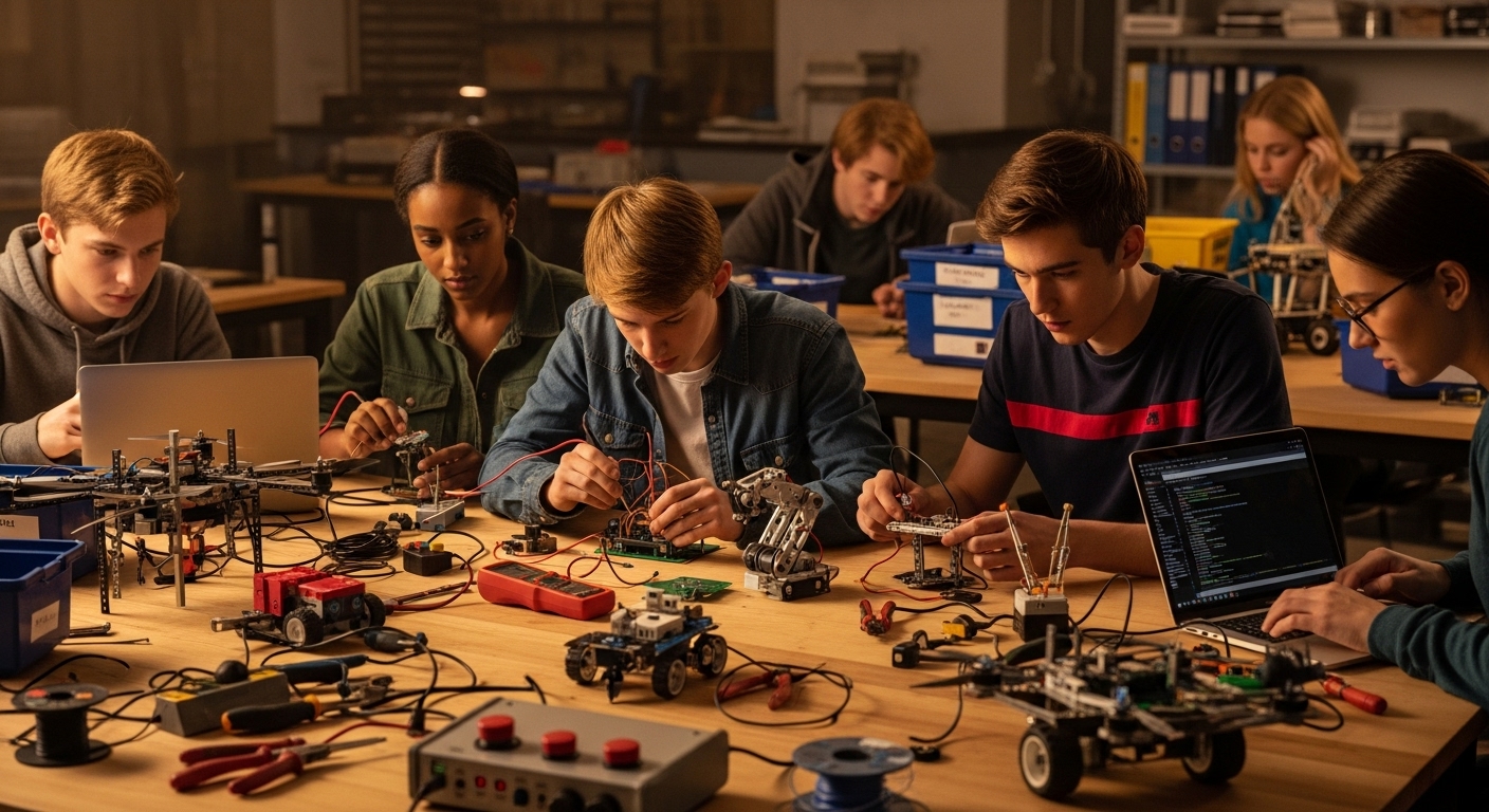 Applied STEM learning with students building real-world engineering solutions