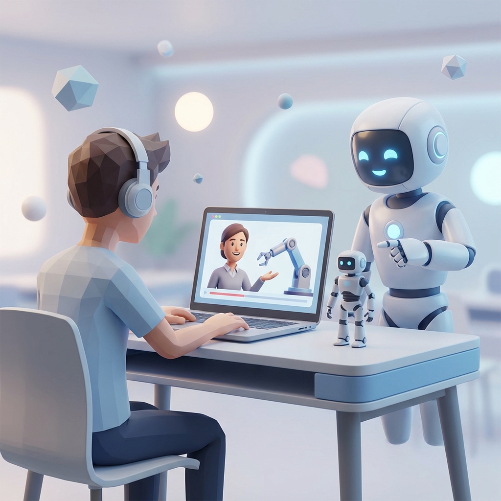 Live online robotics class with mentor